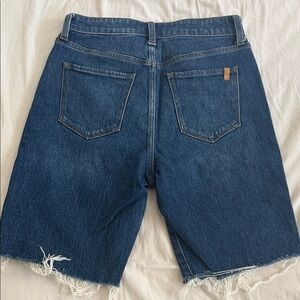 Joe's Jeans Indigo Frayed Hem Shorts